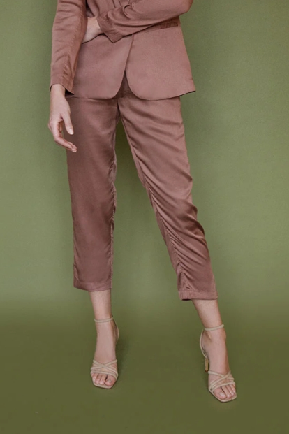 Neu Nomads Damen vegan Hose Beverly Terra Braun