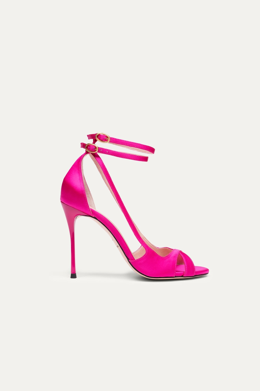 BIKKOU Damen vegan Sandalen Dancing In The Club Fuchsia