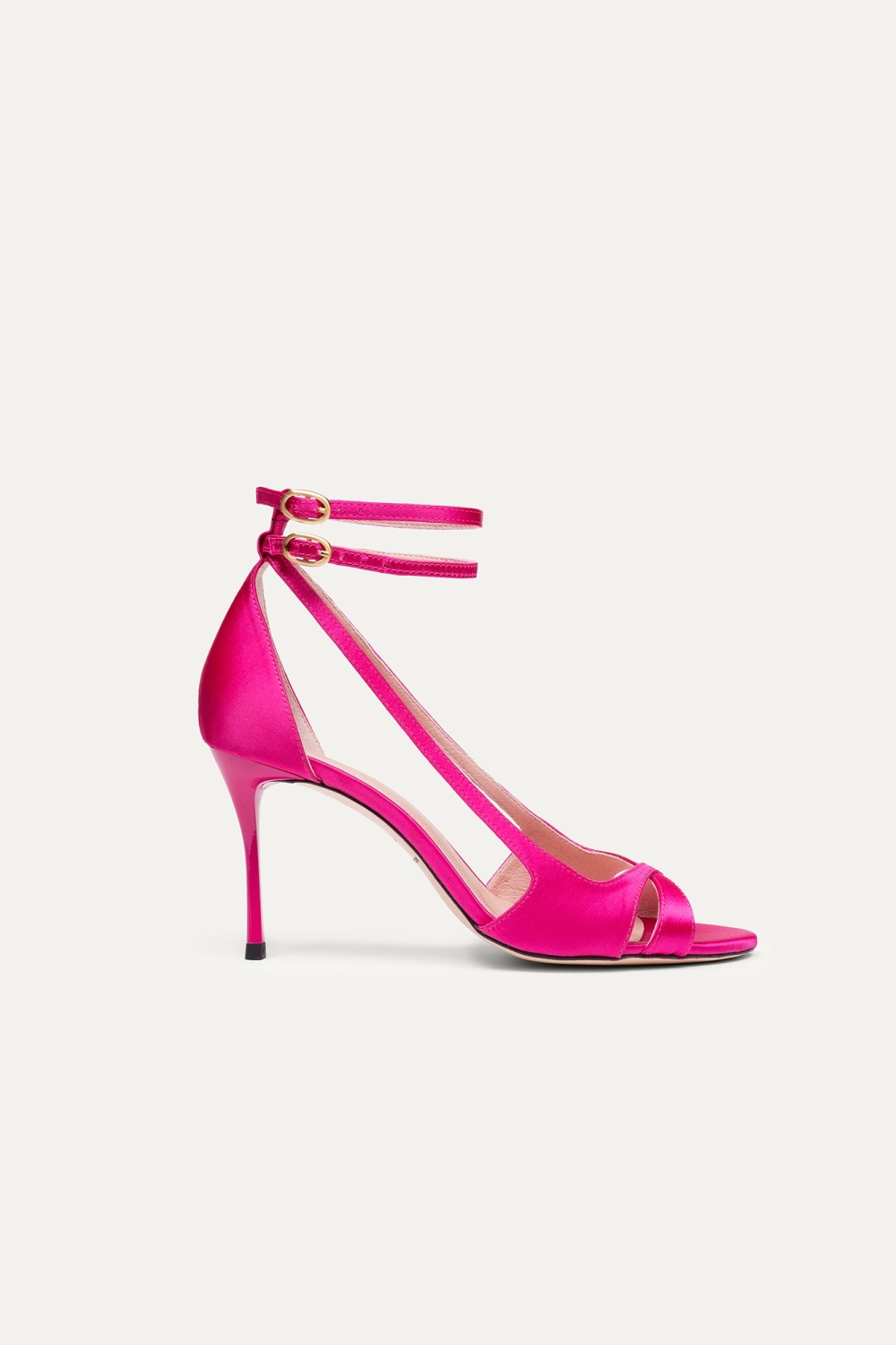 BIKKOU Damen vegan Sandalen Drinks Mit Freunden Fuchsia