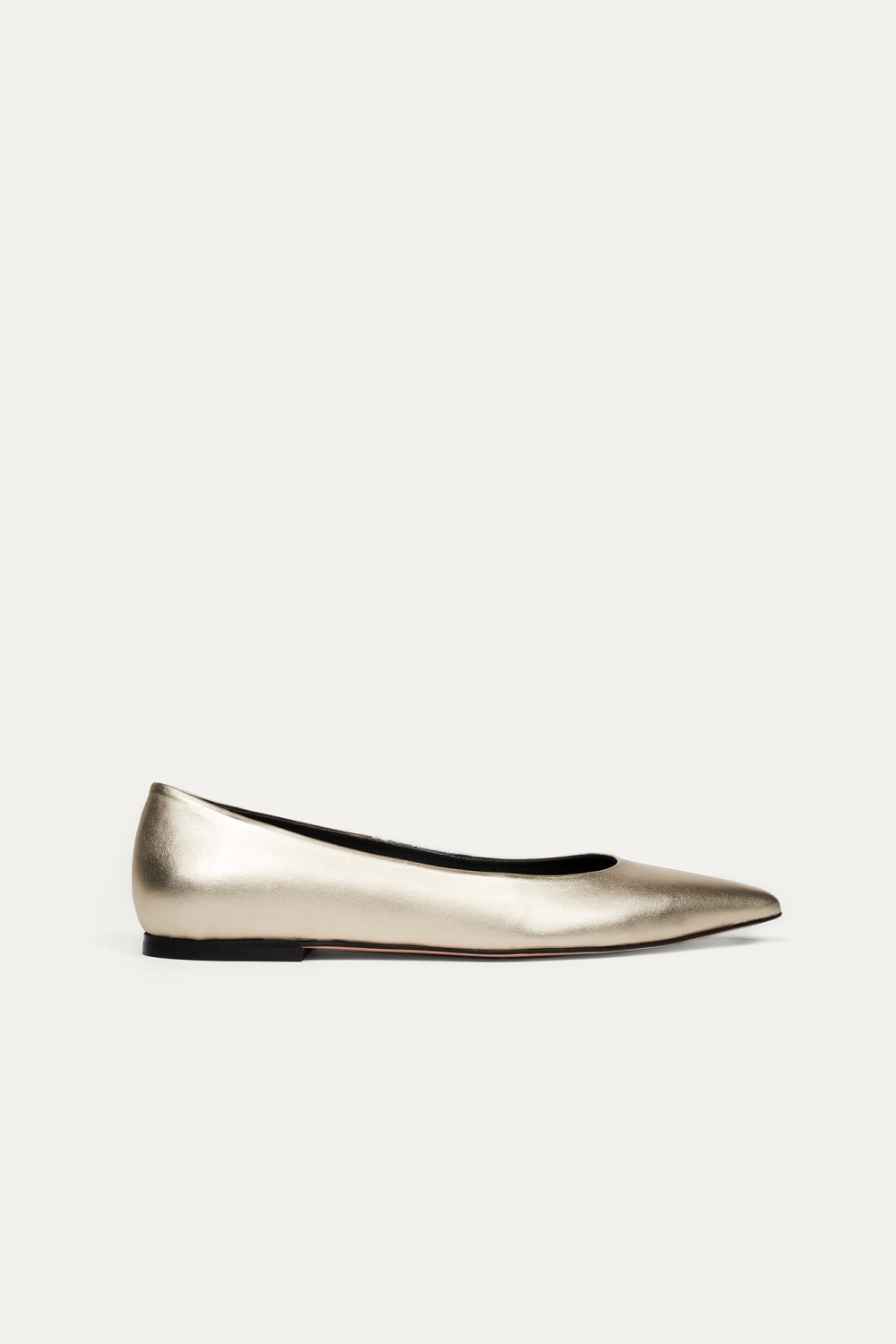 BIKKOU Damen vegan Ballerinas 10:30am Running Between Offices Hellgold