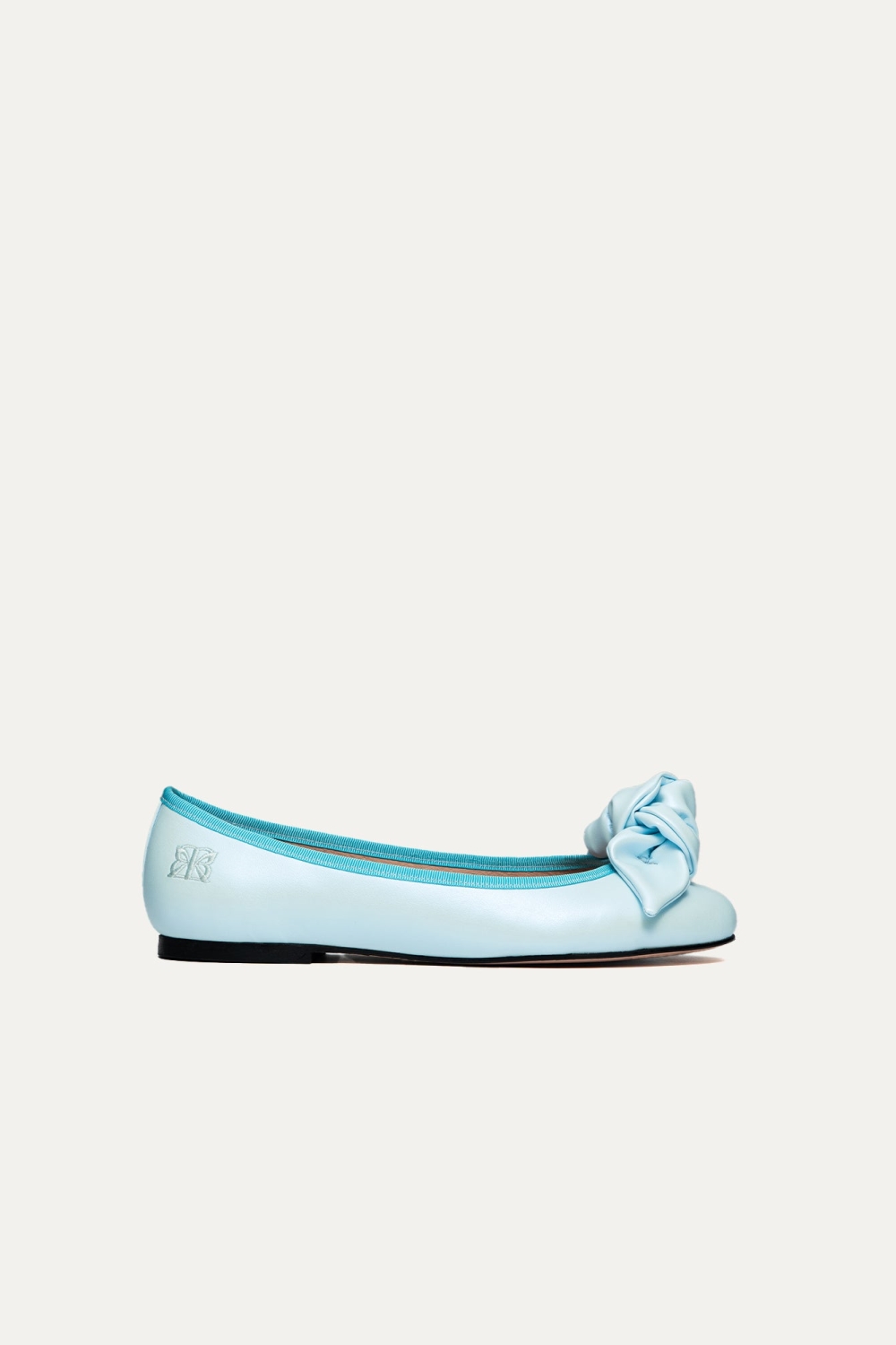 BIKKOU Damen vegan Ballerinas 9:30am Hearing In Court Blue Opalin