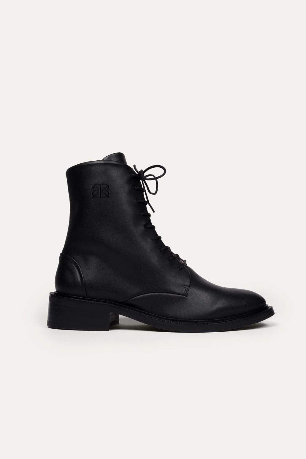 BIKKOU Damen vegan Boots Walk The City Schwarz