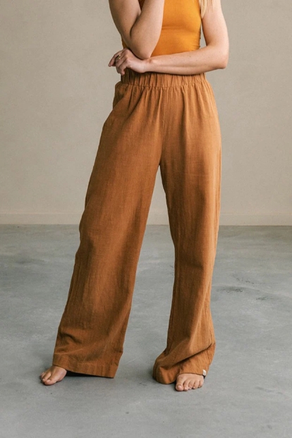 The View Yoga Damen vegan Hose Teya Orange