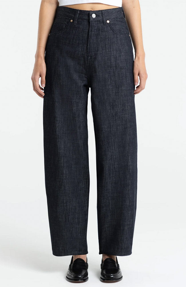 Kings Of Indigo Damen vegan Jeans Leila Suse Trocken Dunkelblau