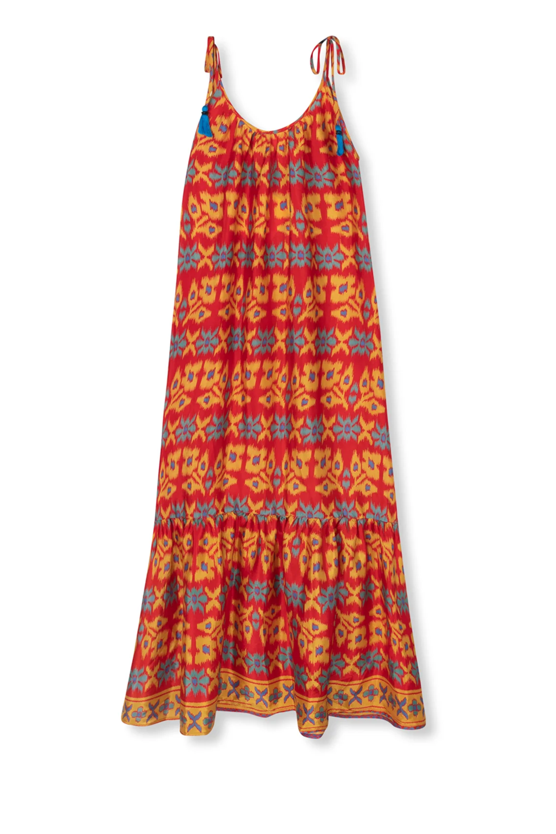 El.r&Atilde;&copy;sidu Damen vegan Kleid Myra Rot/ Blau