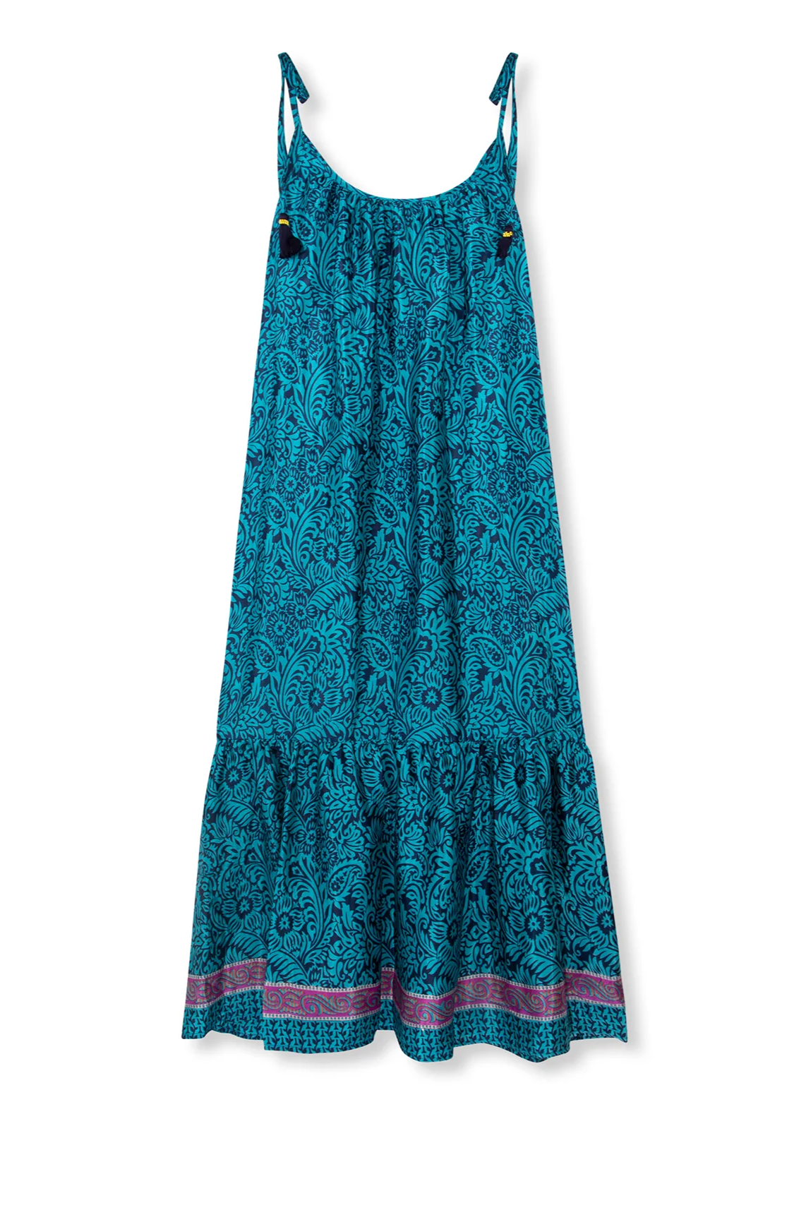 el.résidu womens vegan Dress Myra Blue