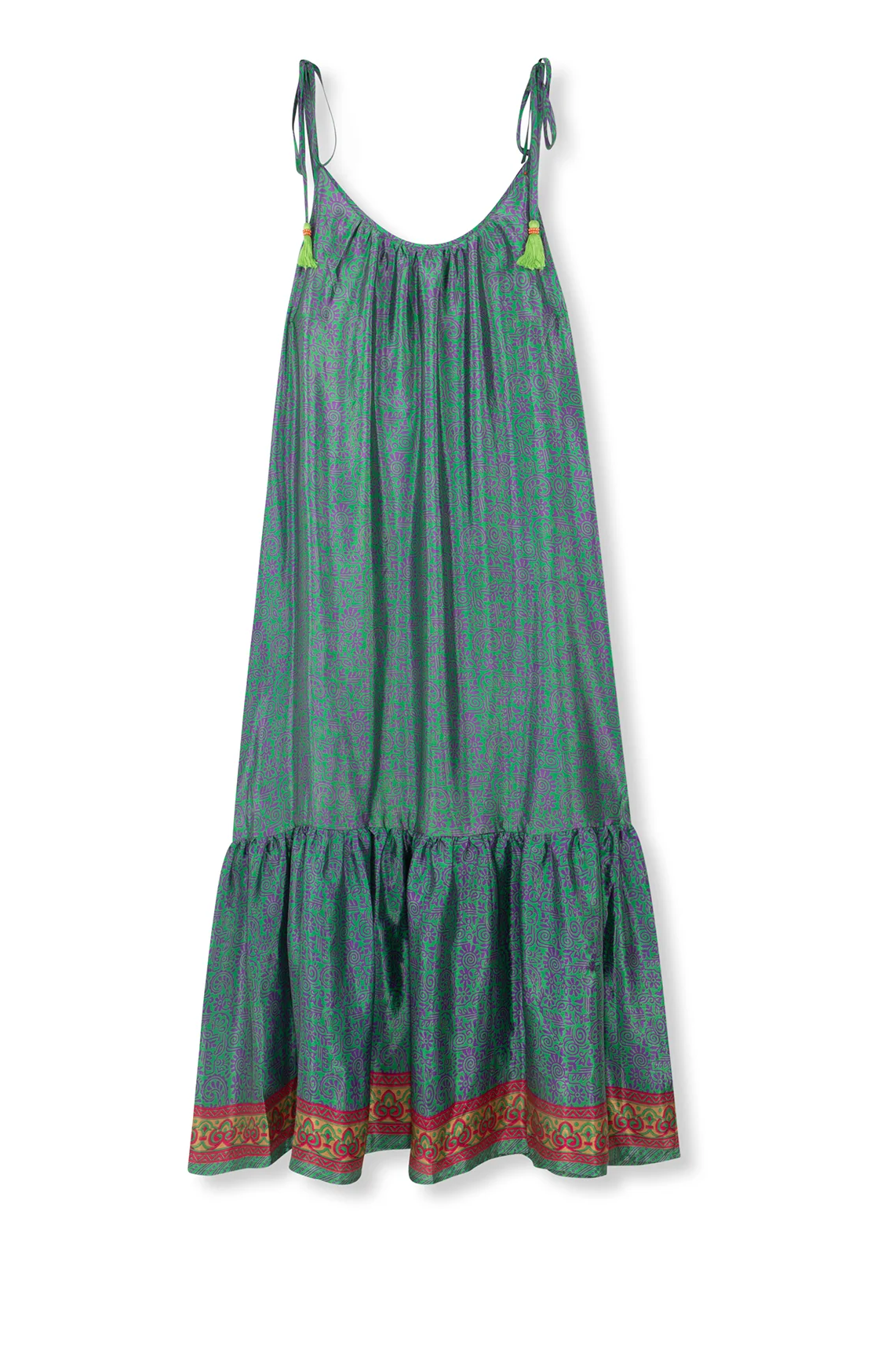 El.r&Atilde;&copy;sidu Damen vegan Kleid Myra Gr&Atilde;&frac14;n/ Lila