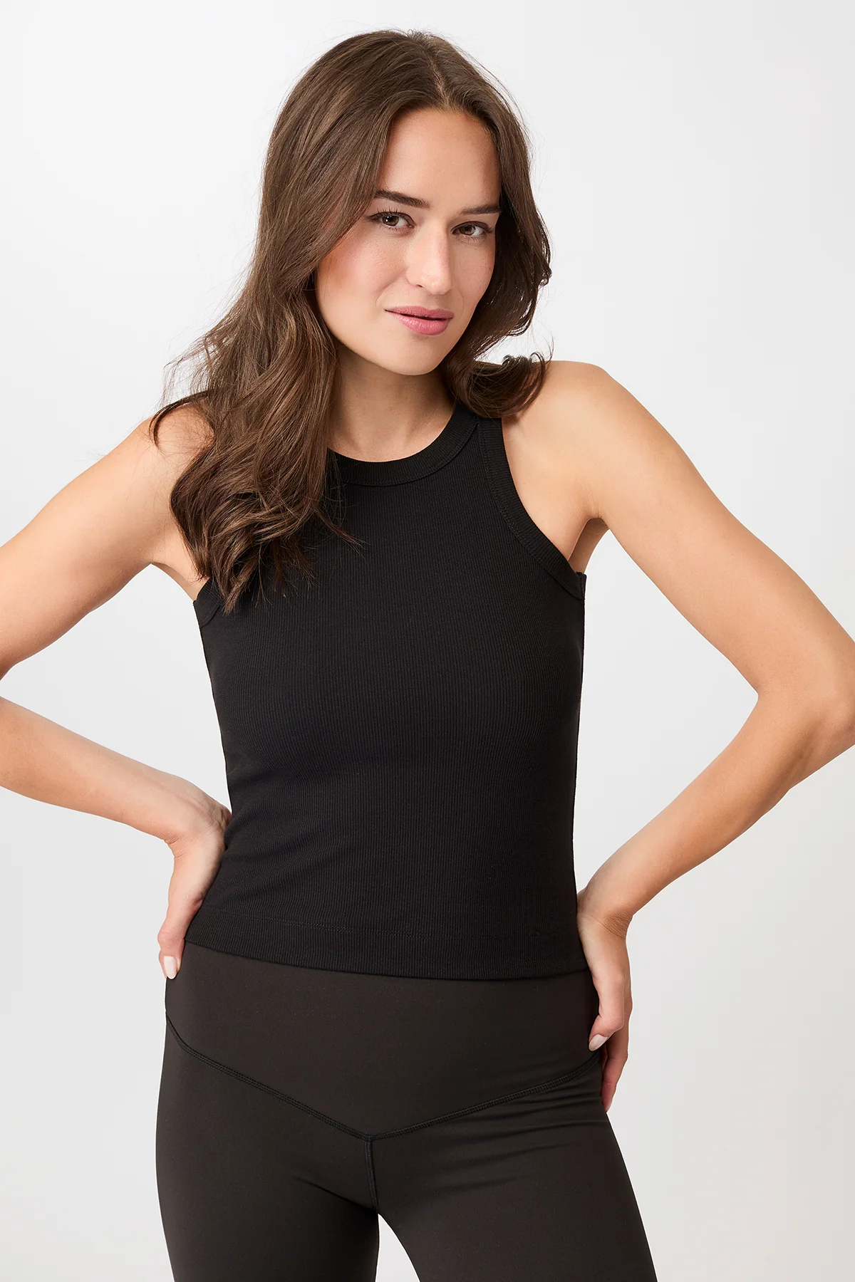 MANDALA womens vegan Top Boy Black