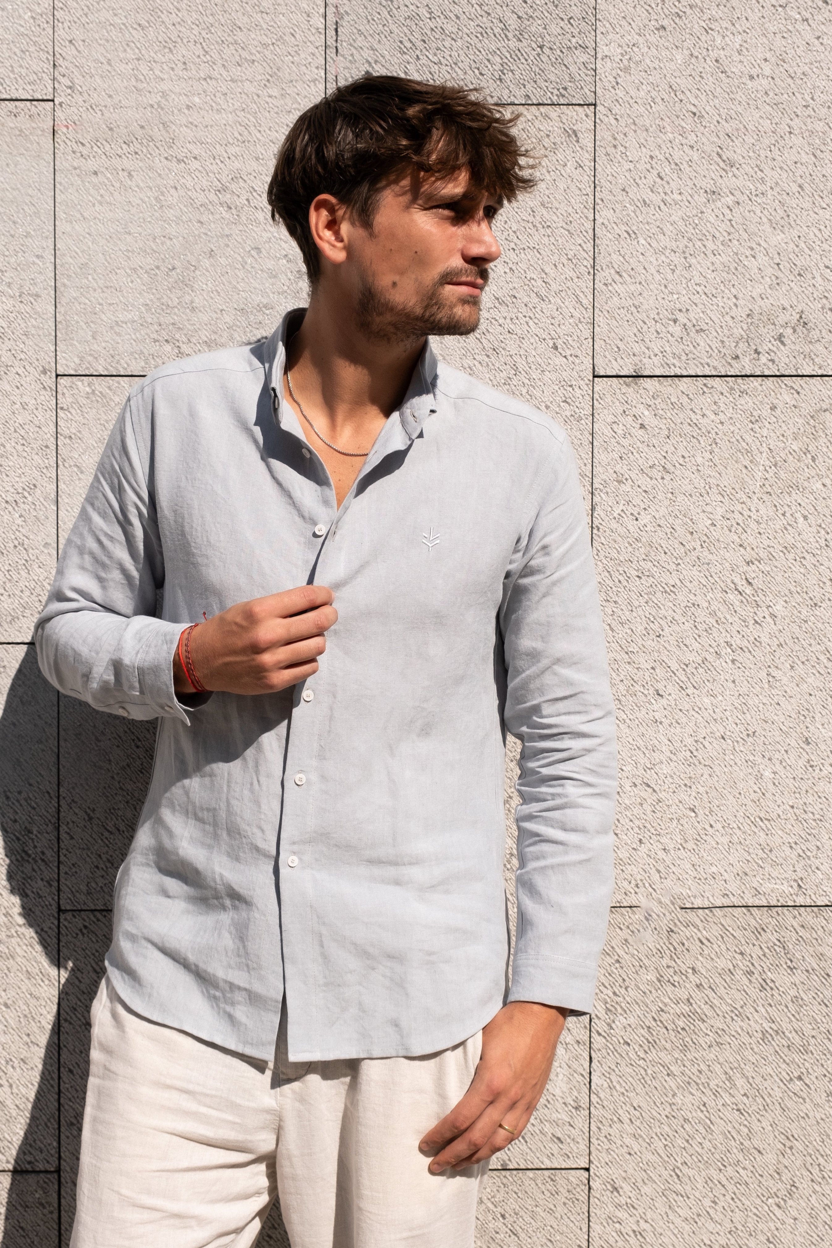 Lucid Collective Herren vegan Shirt Legacy Hellblau