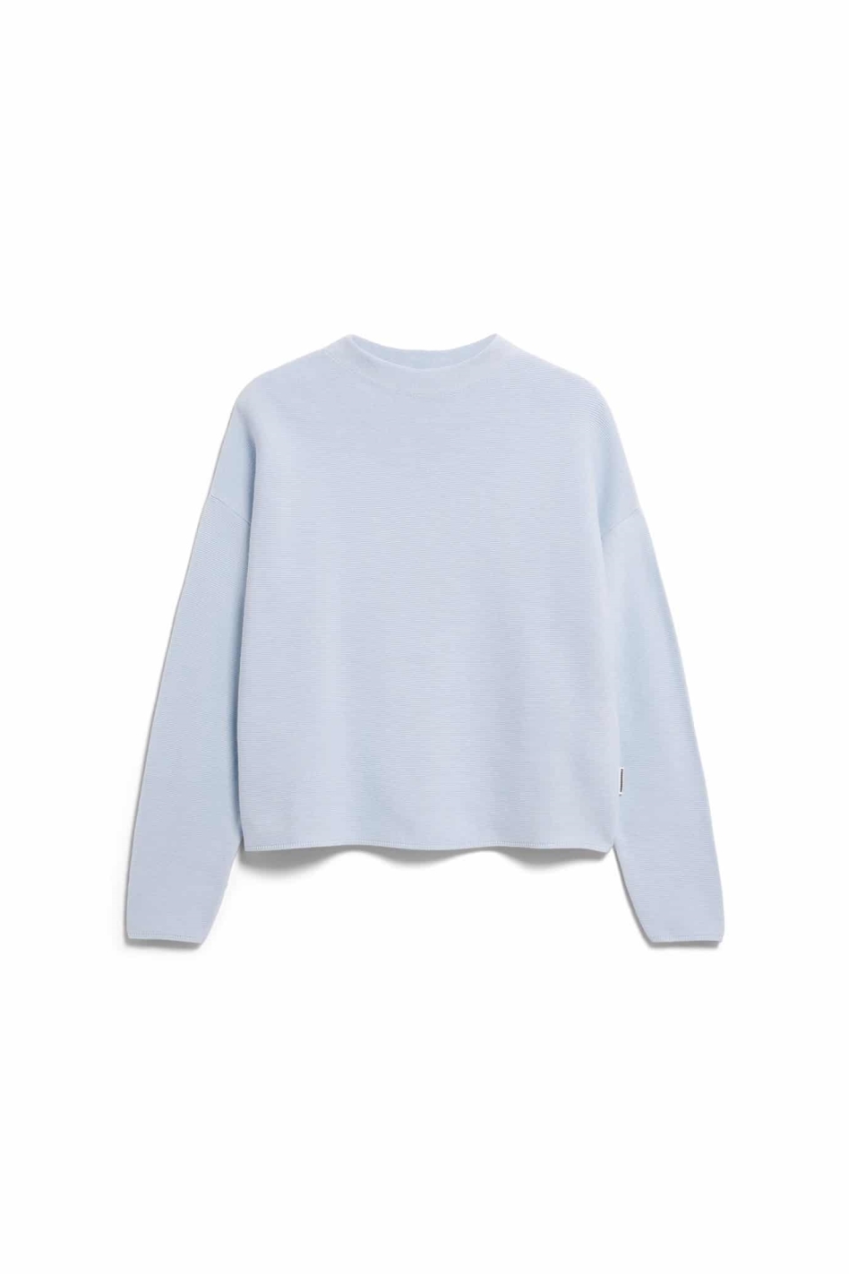 ARMEDANGELS Damen vegan Pullover Merinaa Links Blau