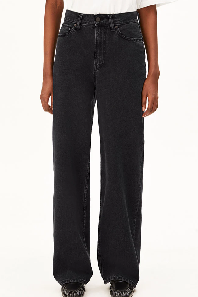 ARMEDANGELS Damen vegan Jeans Enijaa Ebony Black