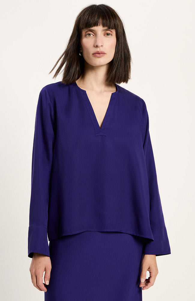 Image of Lanius dames vegan Blouse Paars