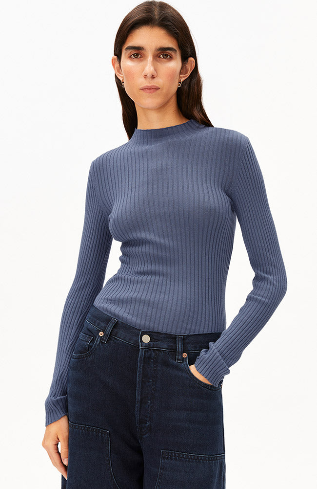 ARMEDANGELS Damen vegan Top Alaania Dusty Moon