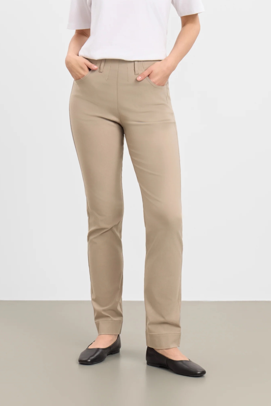 LAURIE womens vegan Pants Kelly Regular Medium Length Clay