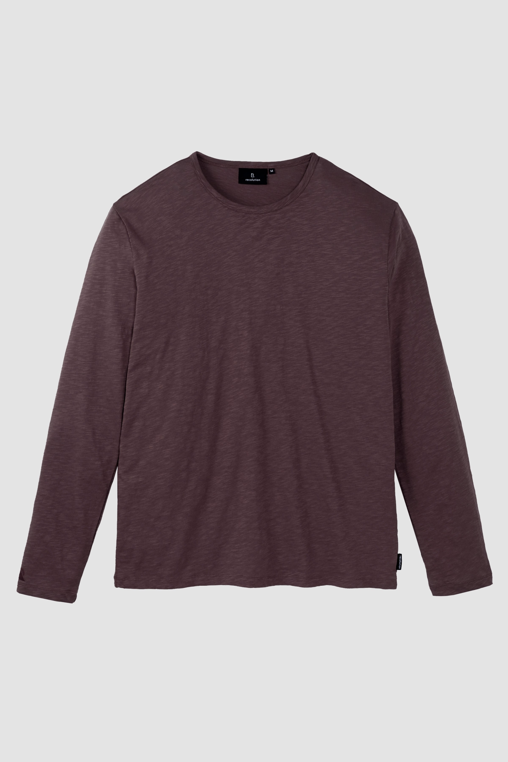Recolution Herren vegan Langarmshirt Maca Dark Grape
