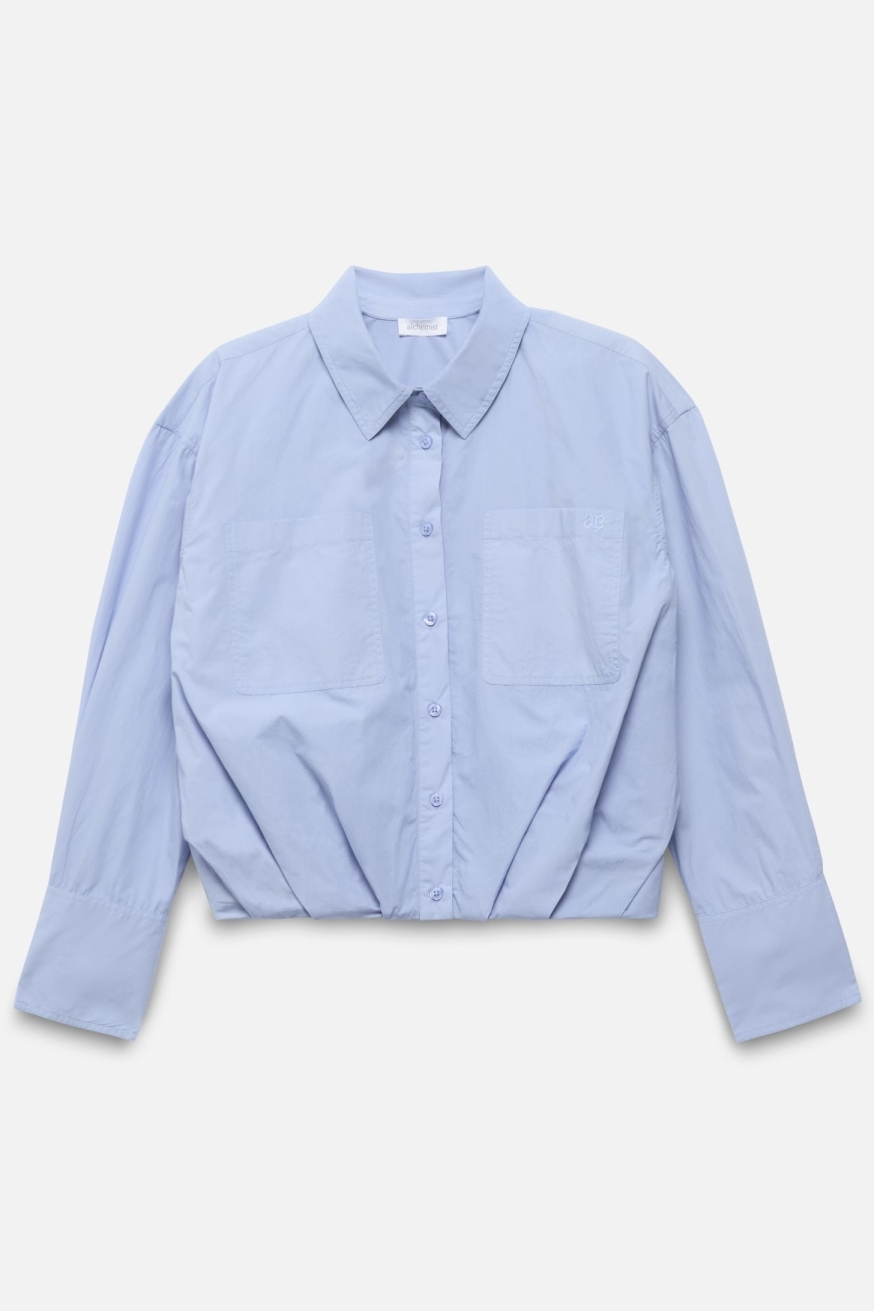 Alchemist womens vegan Blouse Jagger Forever Blue