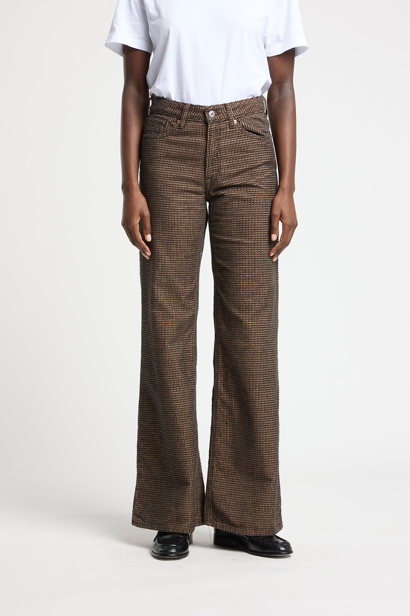 Kings Of Indigo Damen vegan Jeans Jane Cord In Dewintery-Braun