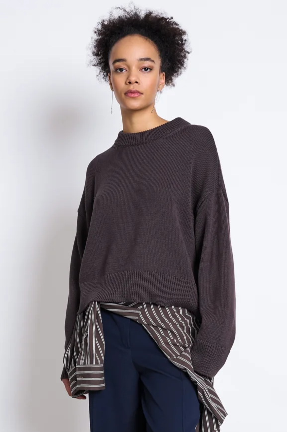 JAN 'N JUNE womens vegan Jumper Yagmur Zartbitter