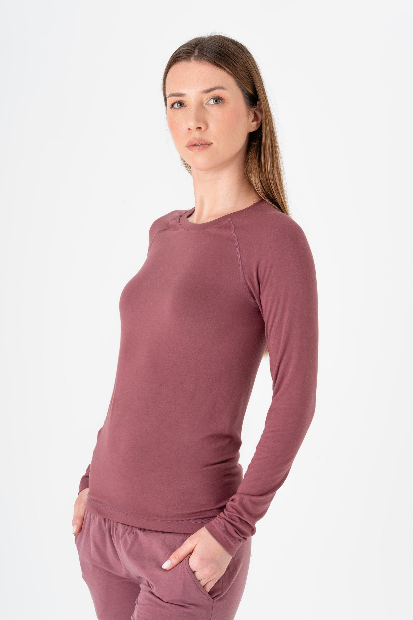True North womens vegan T-Shirt Long Sleeve Nocturne