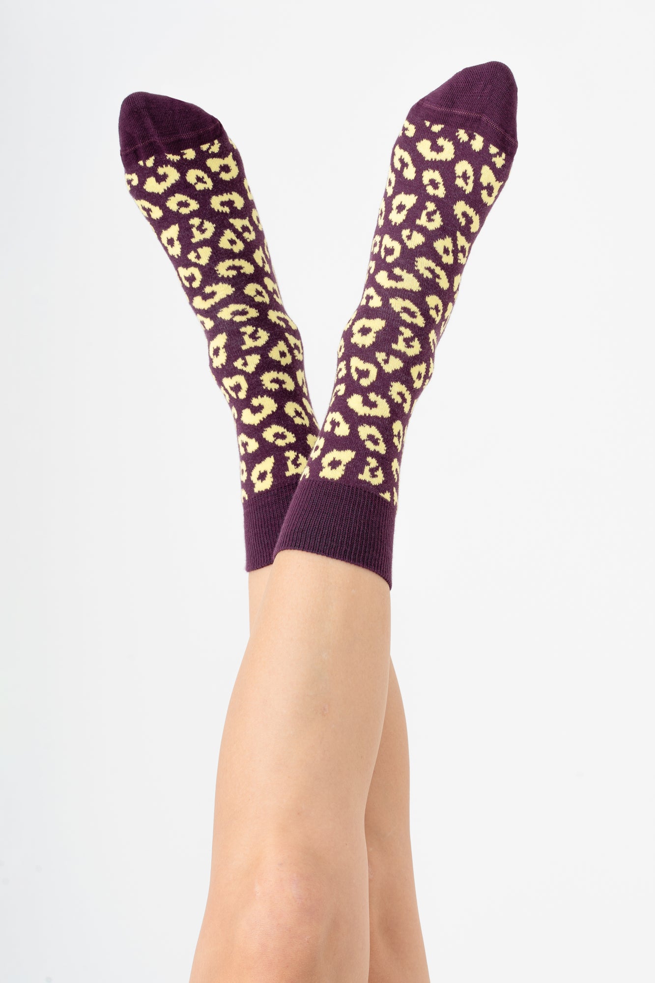 Evermind womens vegan Multipack 6x Socks Leo Unisex Magenta/ Lemonade