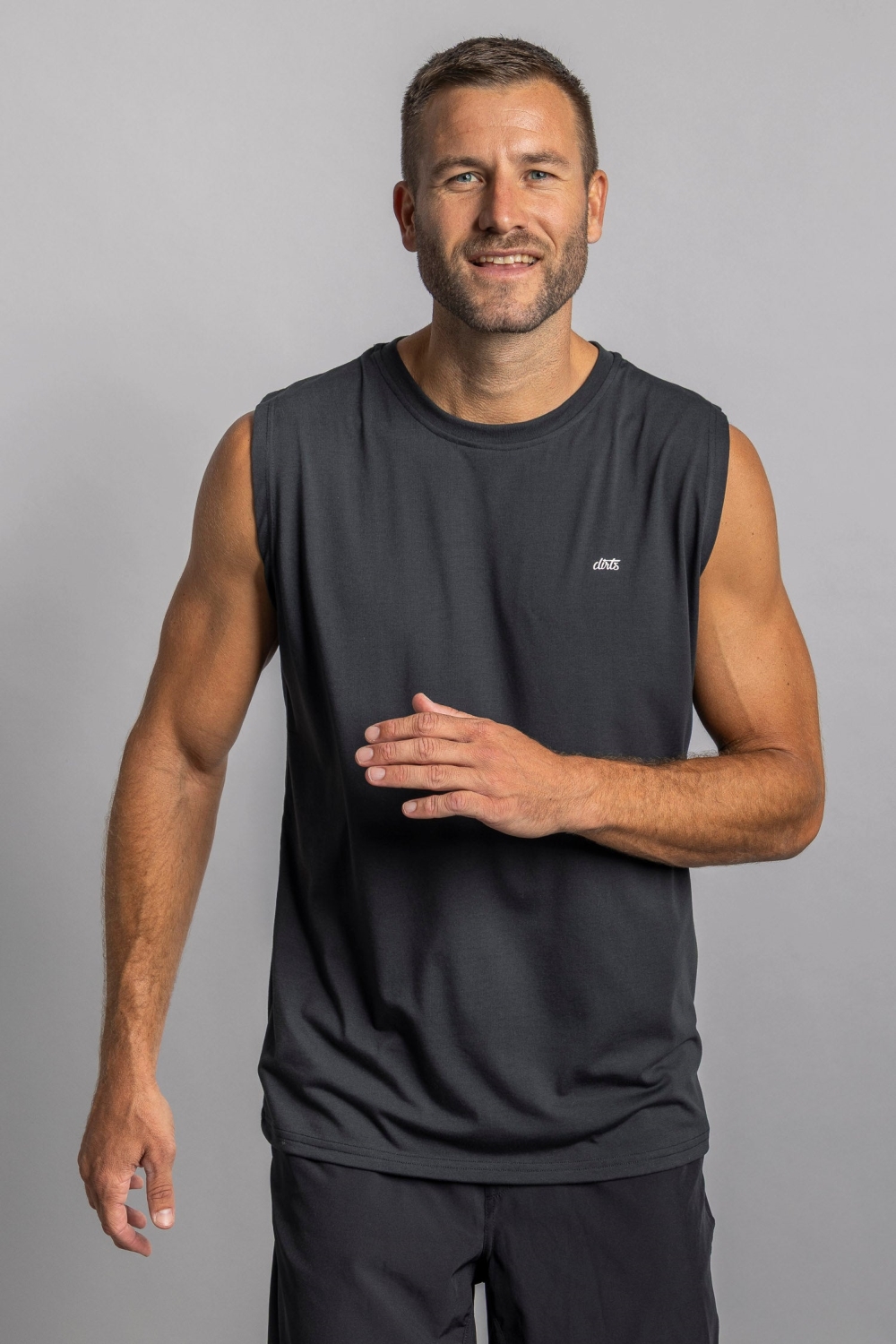 DIRTS men vegan Tank Top Athletic Black
