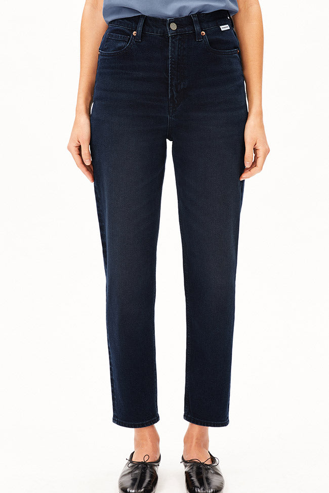 ARMEDANGELS Damen vegan Jeans Mairaa Mom Deepwater