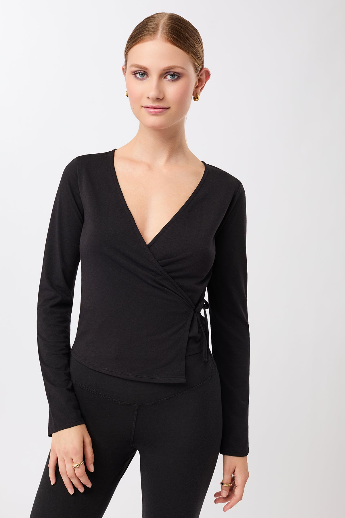 Mandala Damen vegan Wickeloberteil Neu In Schwarz