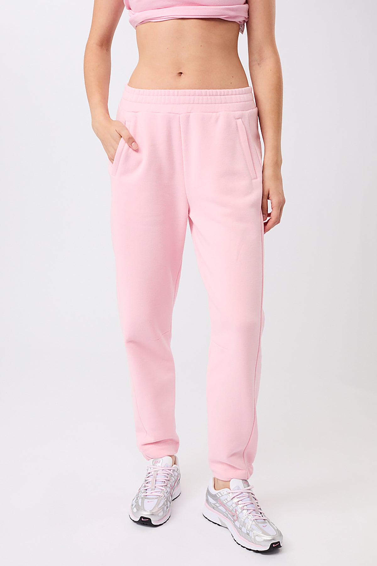 MANDALA womens vegan Joggers Venice Soft Pink
