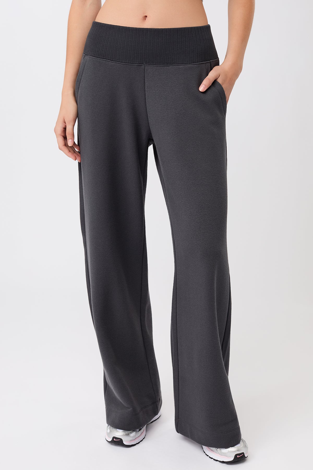 Mandala Damen vegan Hose Surfers Vibe In Grau