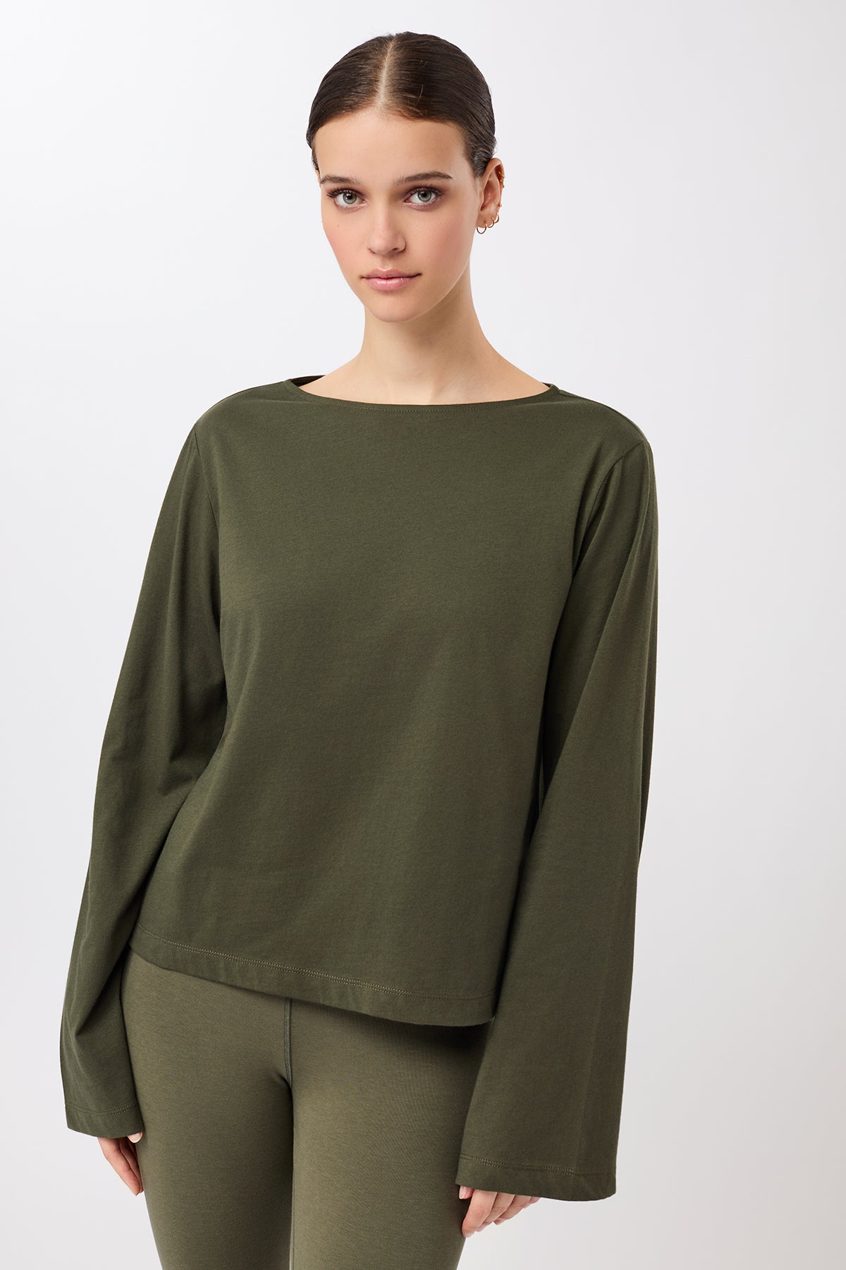 Mandala Damen vegan Langarmshirt Iconic Leaf