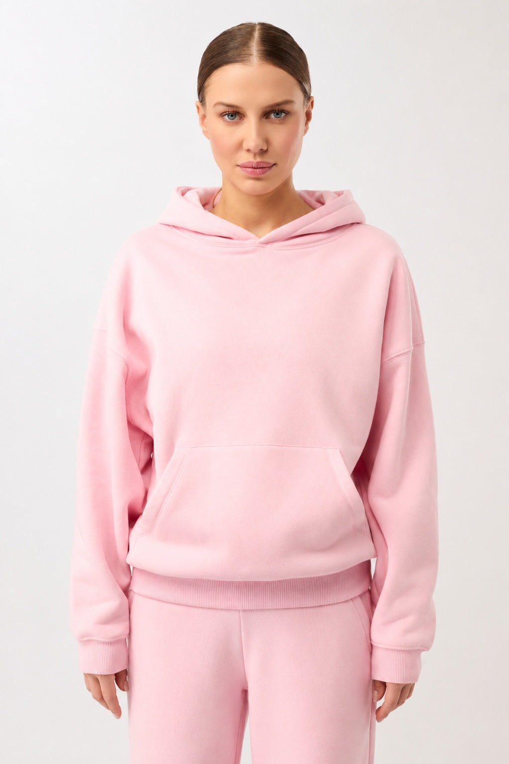 Image of MANDALA dames vegan Hoodie Basic Soft Pink