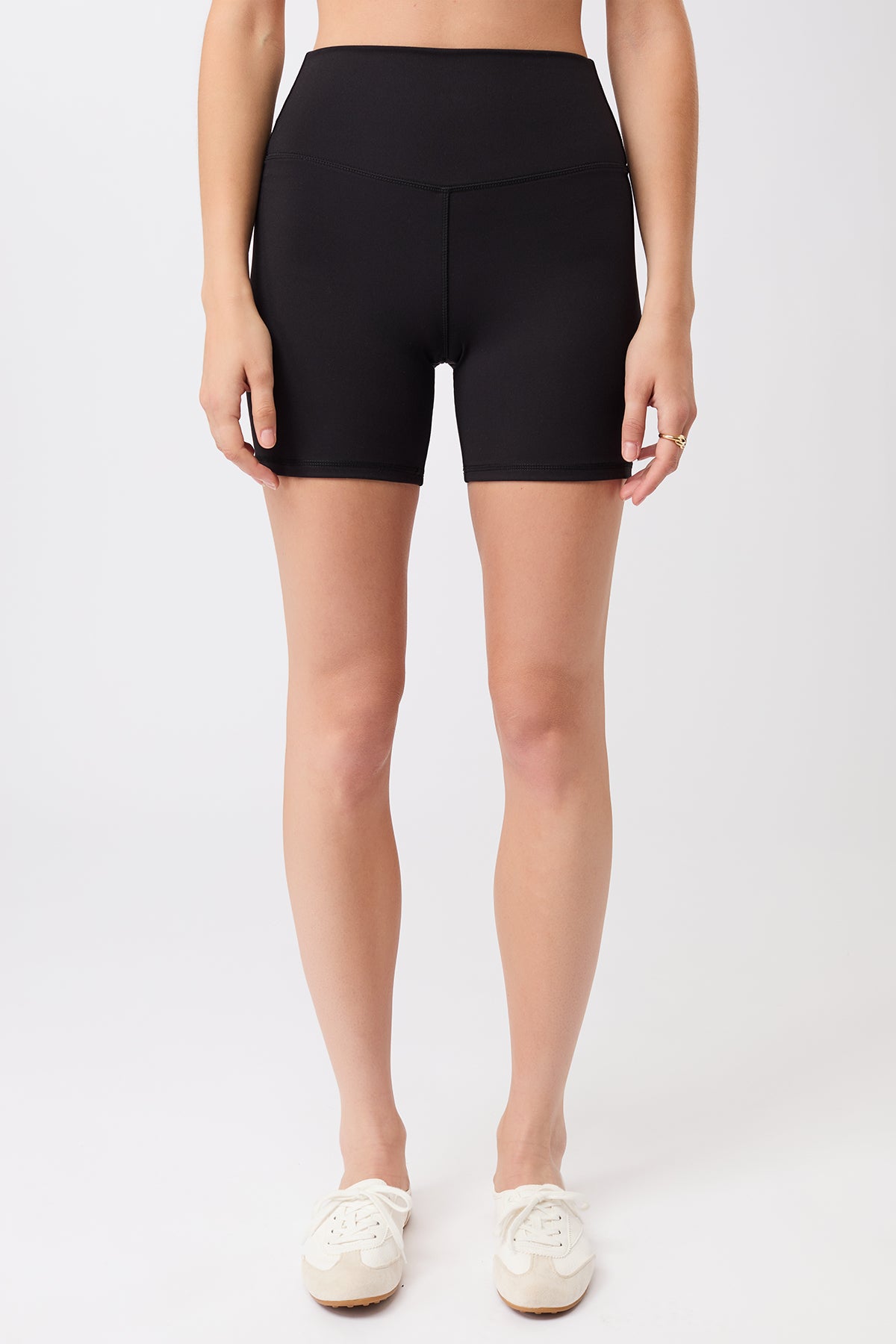 MANDALA womens vegan Biker Shorts Black