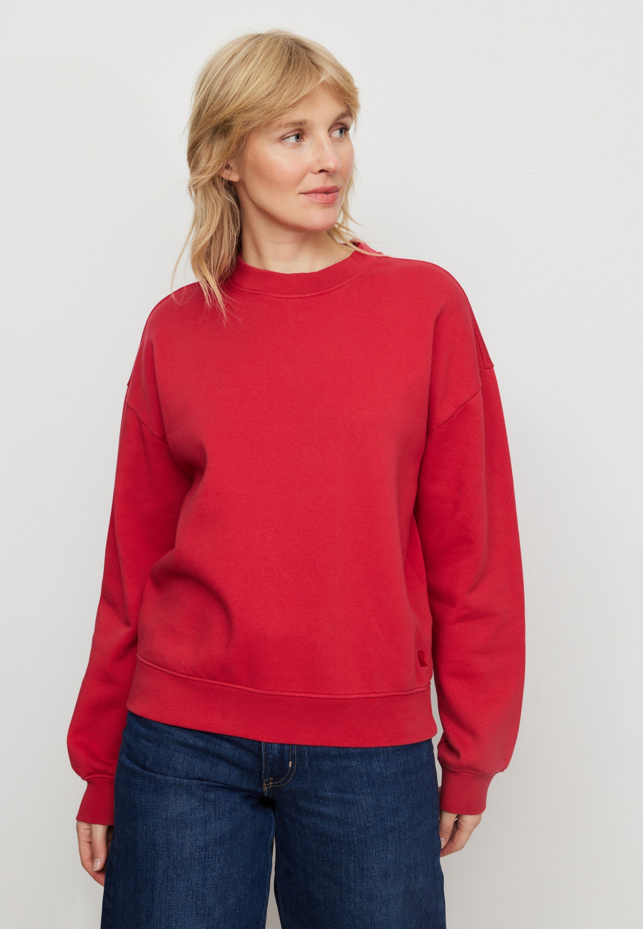 Recolution Damen vegan Sweatshirt Nerine Signalrot