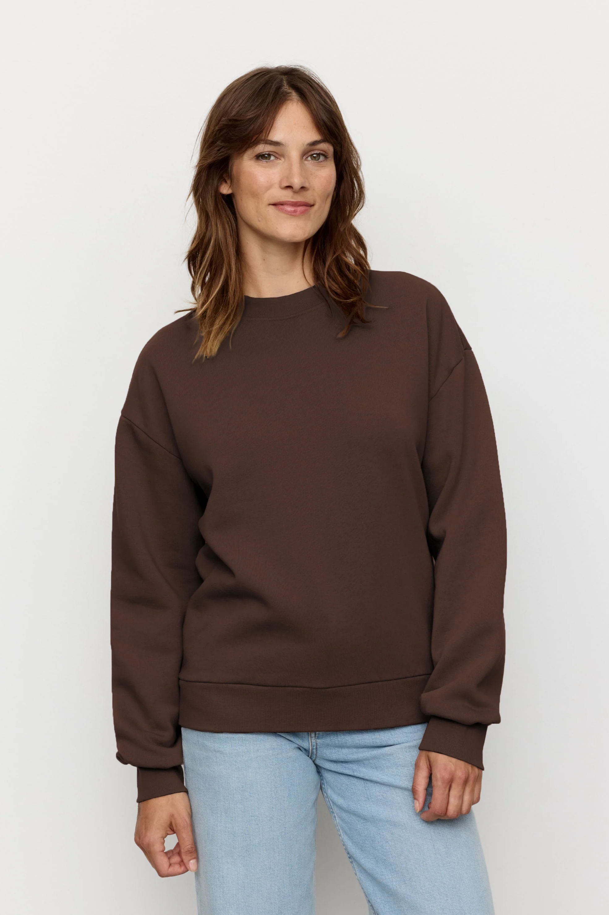 Recolution Damen vegan Sweatshirt Nerine Chocolate