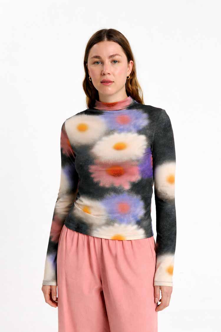 SUITE13LAB Damen vegan Top Alva Print Blossom