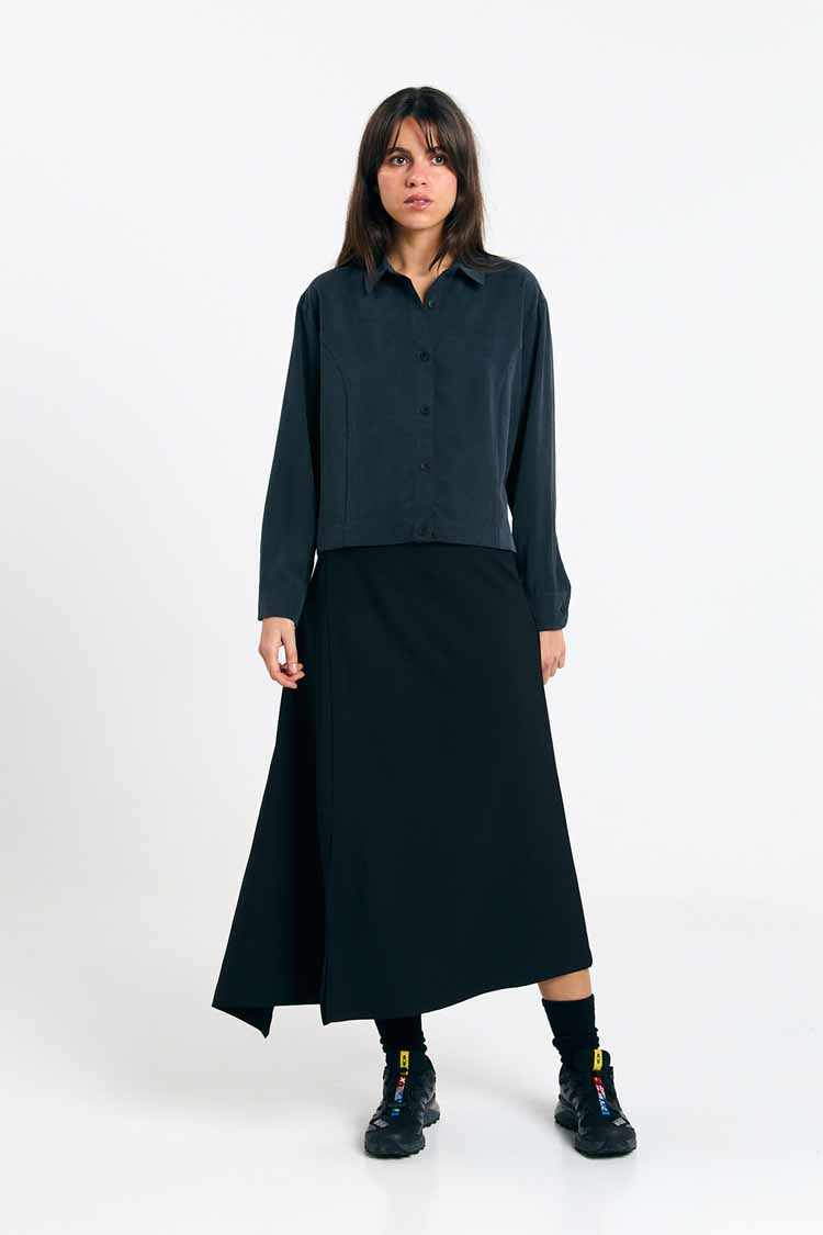 SUITE13LAB womens vegan Shirt Lisboa Black