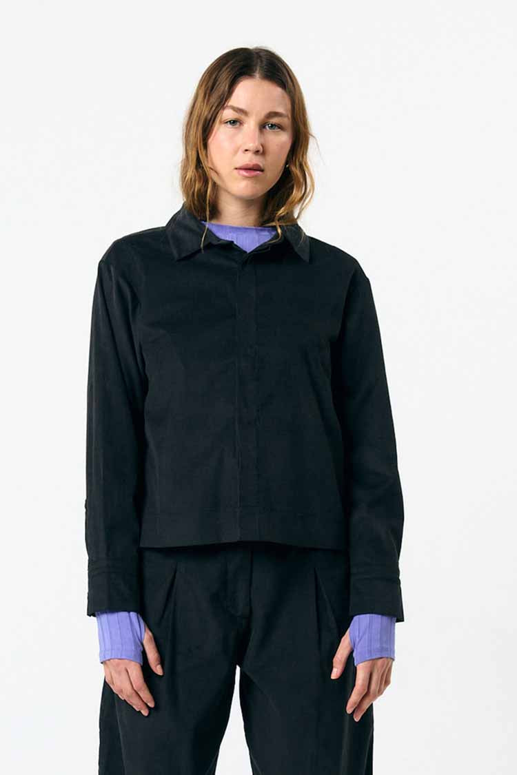 SUITE13LAB womens vegan Shirt Vila Black