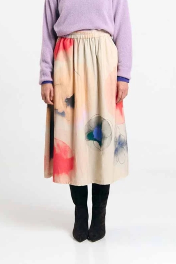 SUITE13LAB womens vegan Skirt Dax Print Garden
