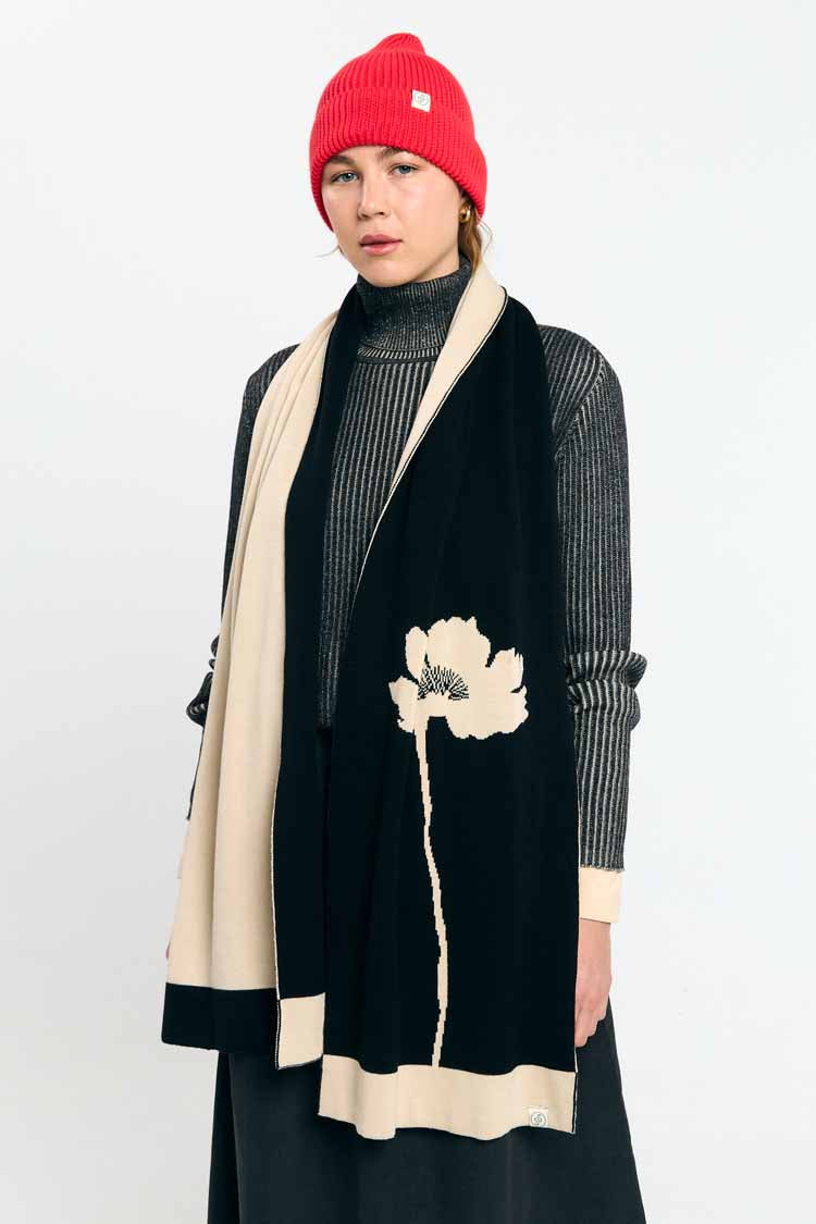 SUITE13LAB Damen vegan Schal London Flower