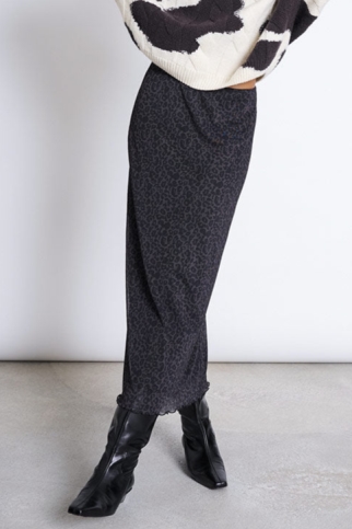 JAN 'N JUNE womens vegan Skirt Smuk Dark Leo