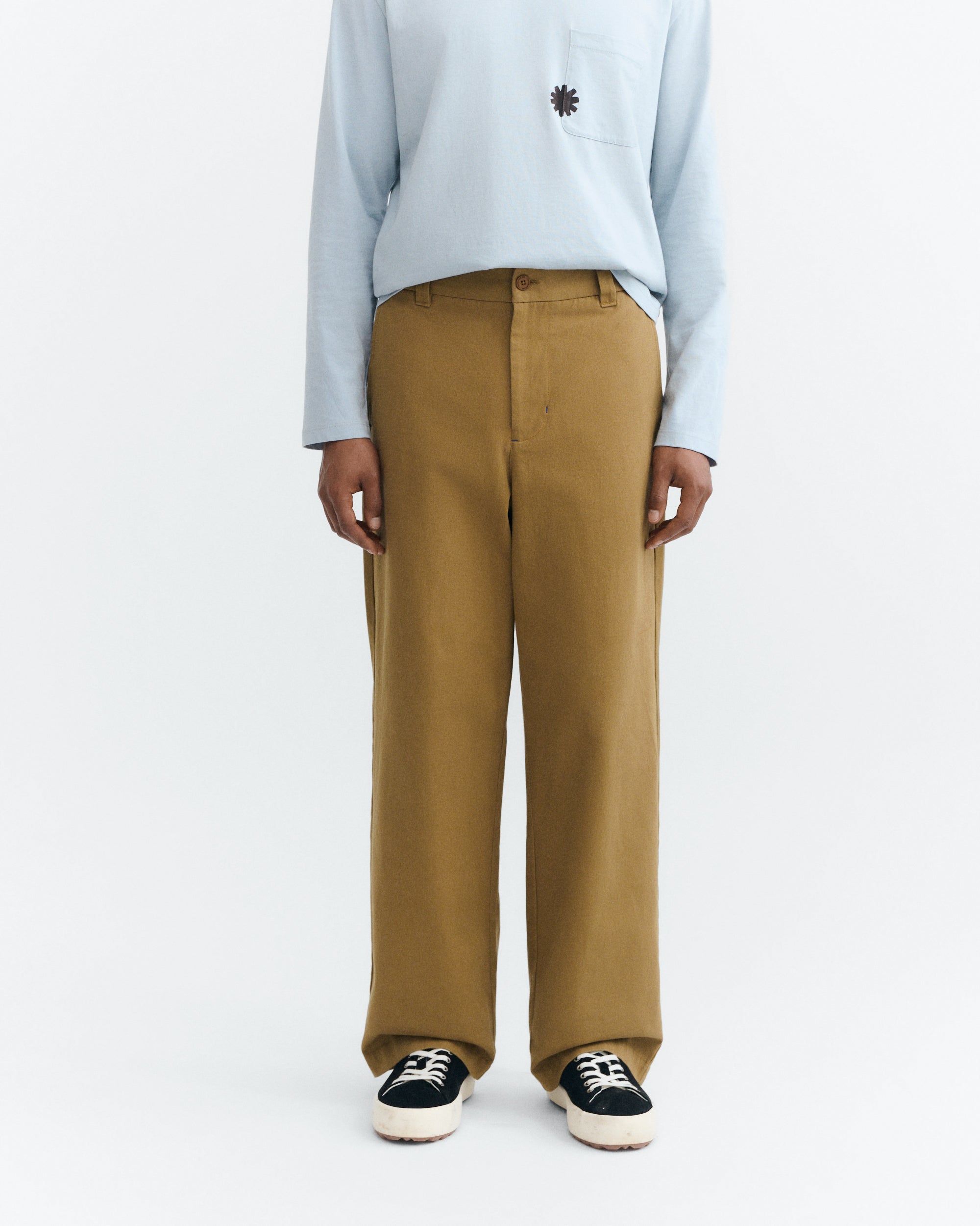 Thinking MU men vegan Pants Marc Loose Brown