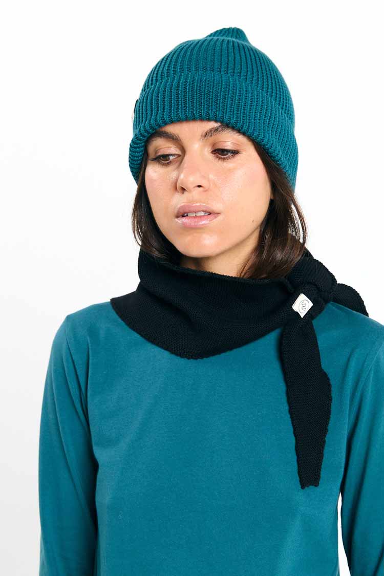 SUITE13LAB womens vegan Scarf Alma Black