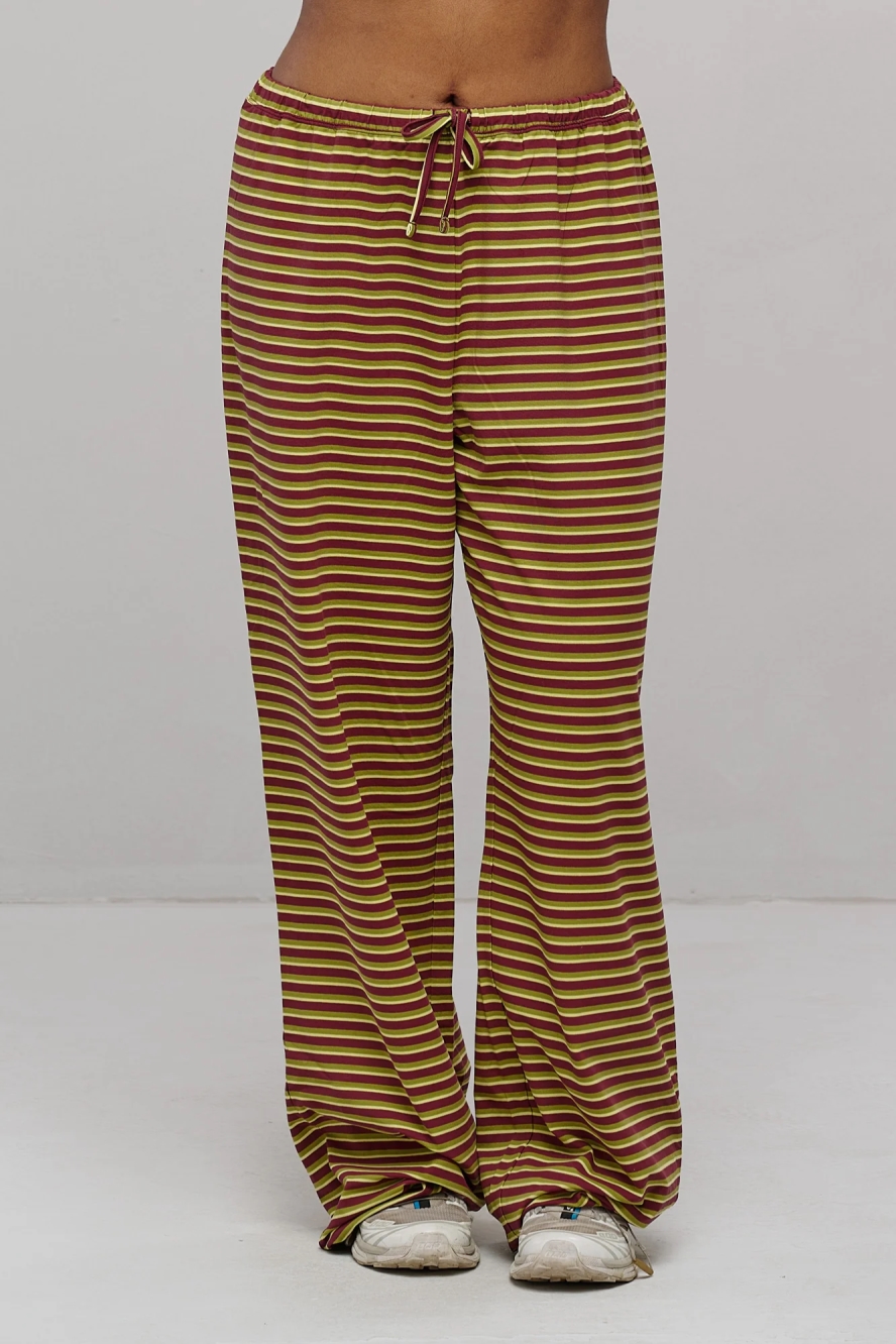 SEAAV womens vegan Pants Sailor Vineyard Stripe