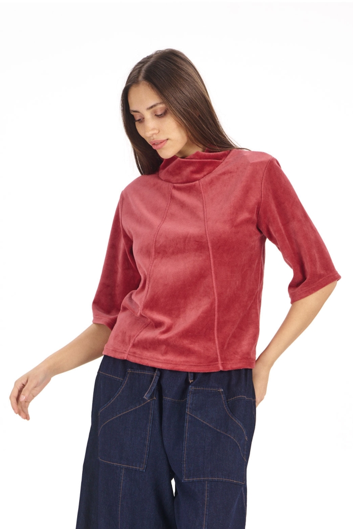 KOMODO Damen vegan Top Smoke Rose