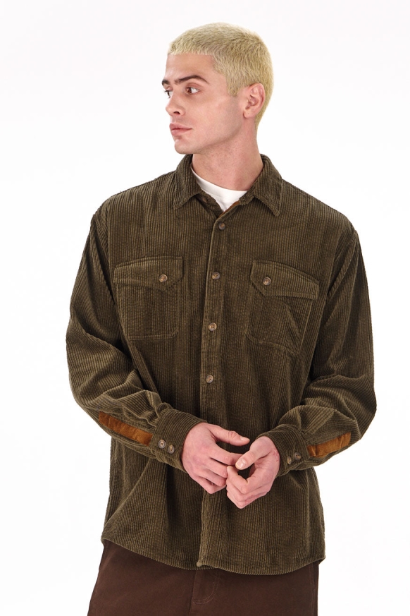 KOMODO Herren vegan Overshirt Karda Khaki