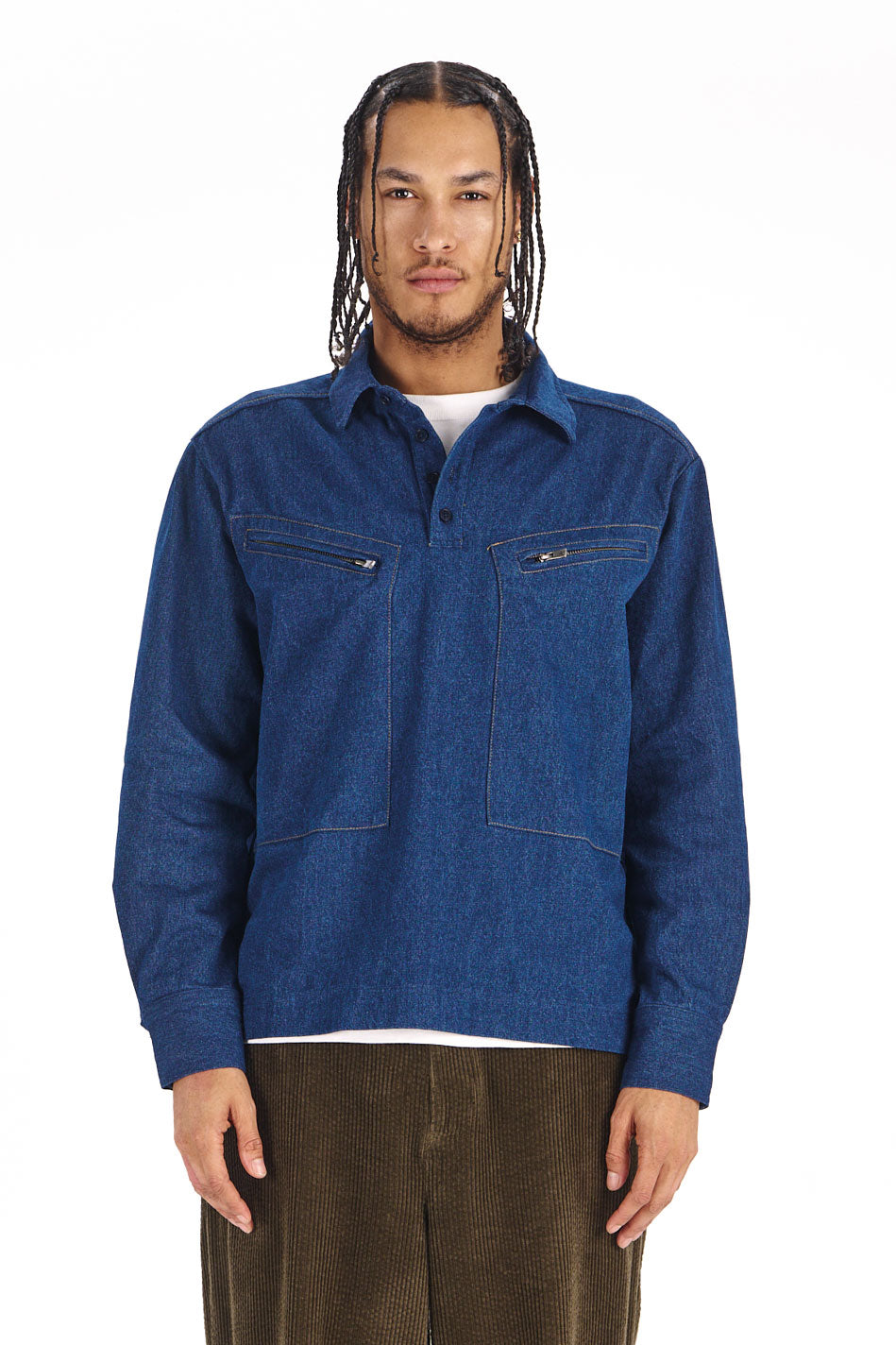 KOMODO Herren vegan Overshirt Jordan Denim