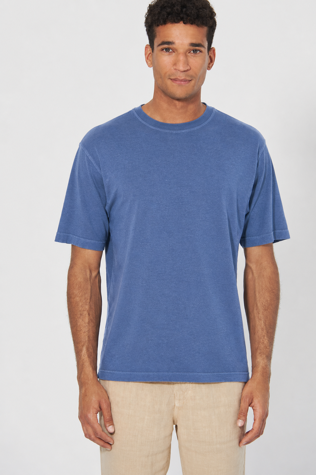 HempAge Herren vegan T-Shirt Basic Blueberry