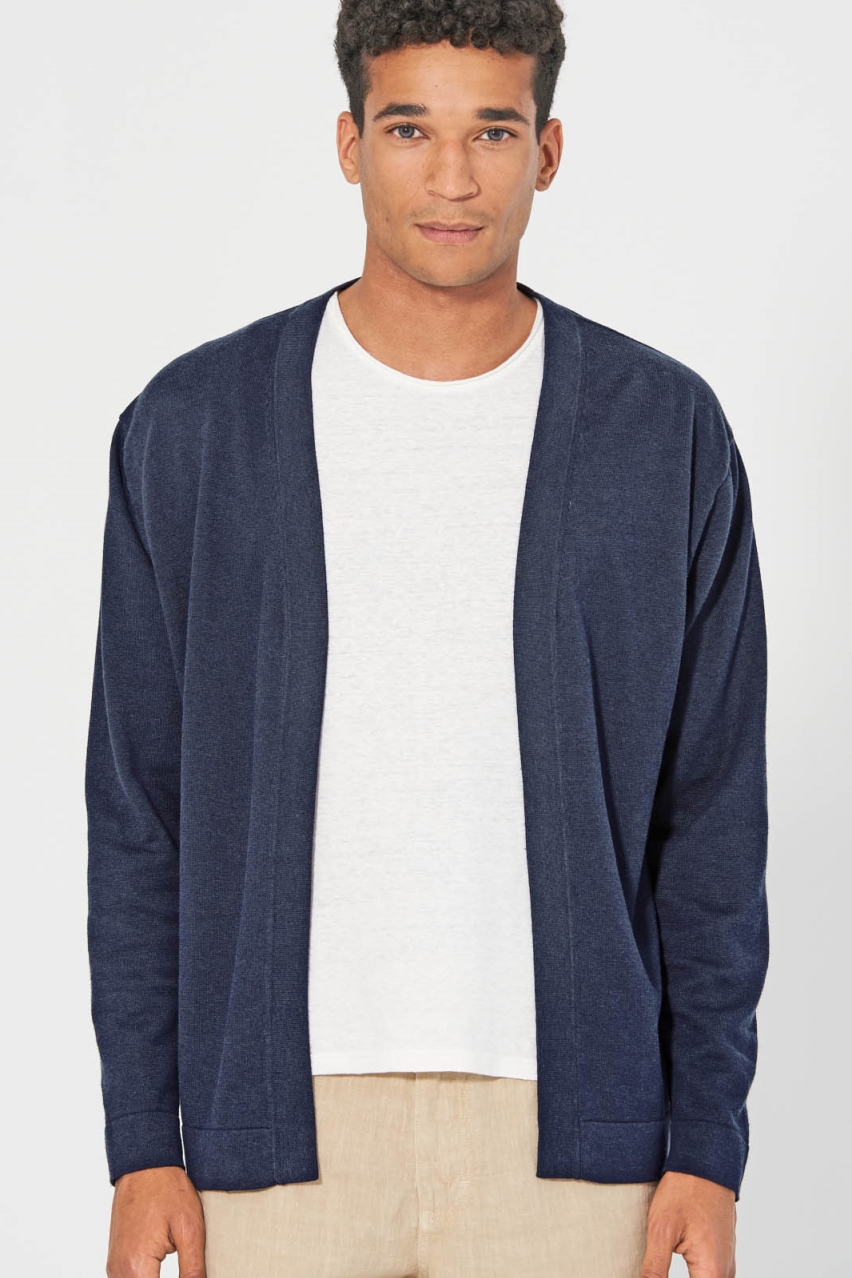 HempAge Herren vegan Jacke Timeless In Marineblau