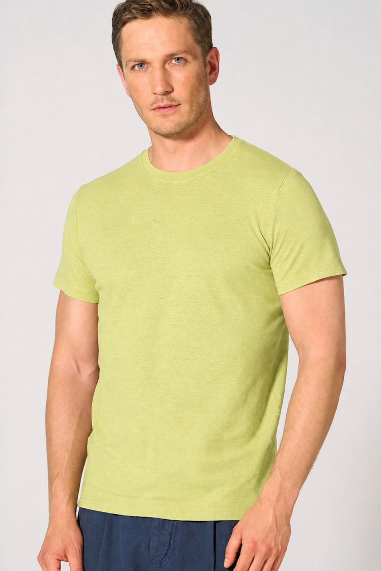 HempAge Herren vegan T-Shirt Slim Fit Lindgr&Atilde;&frac14;n