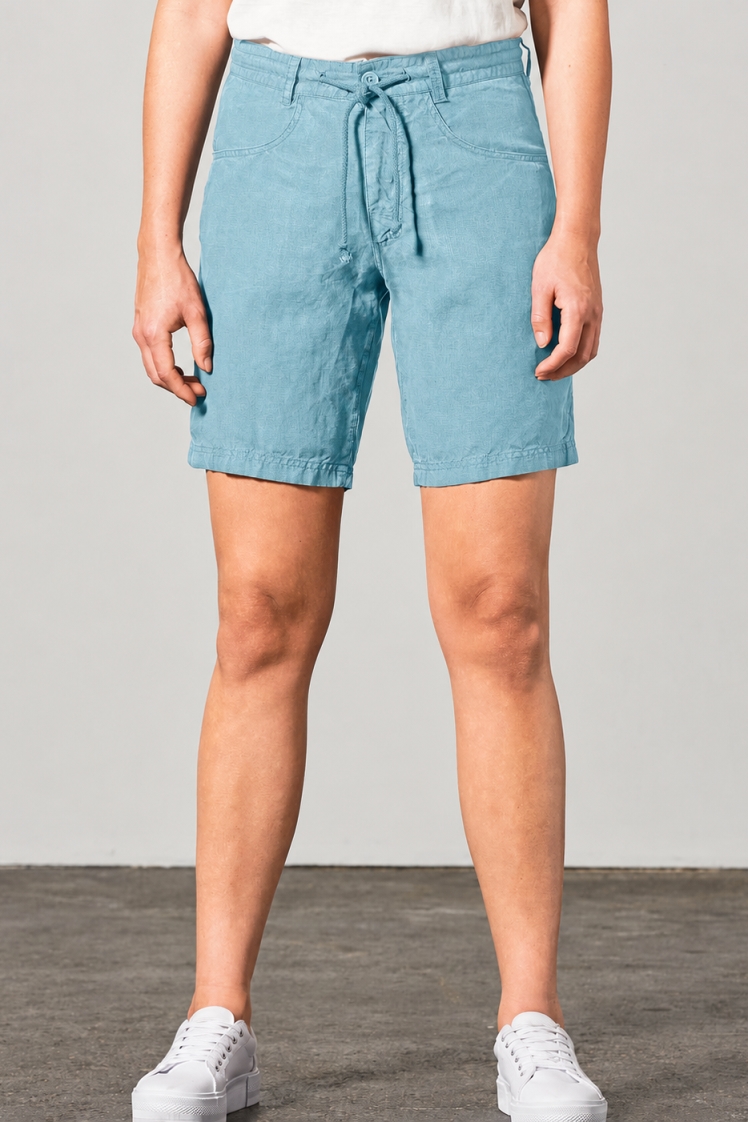 HempAge Herren vegan Shorts Wave Blau